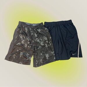 Nike Dri-FIT Set Of 2 Men’s Shorts Size L With Pockets